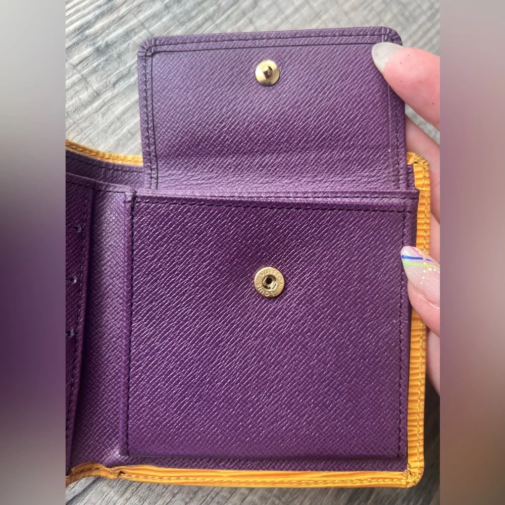 Louis Vuitton Portobier Marco Epi Leather Mens Wallet